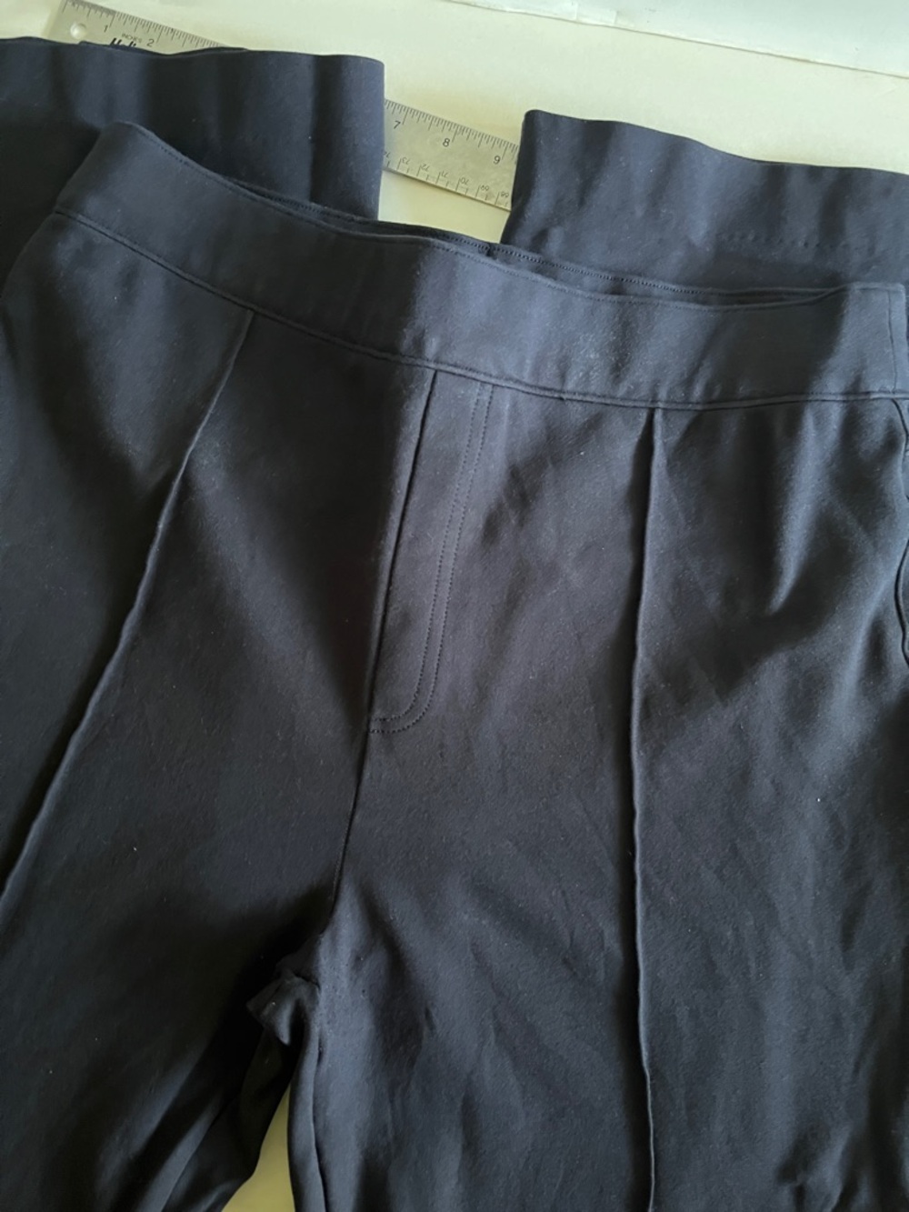 Spanx Ponte Wide Leg Pants Size XL Black
